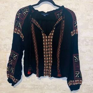 Beautiful bohemian embroided Top